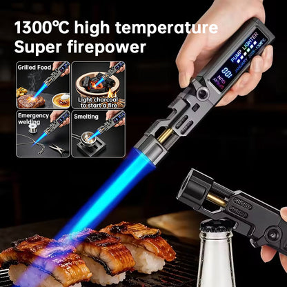 Windproof High-Temperature Outdoor Torch Lighter | Metal Body Jet Flame