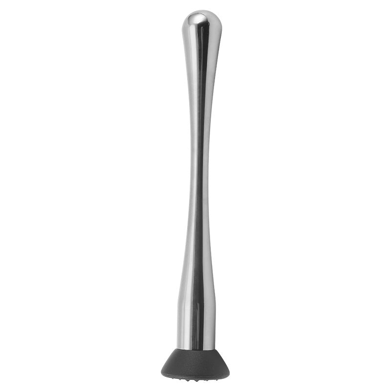 Stainless Steel Cocktail Muddler - Ice Crusher & Fruit Masher Bar Tool for Drink Mixing