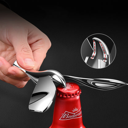 Multifunctional Zinc Alloy Balancing Bird Bottle Opener