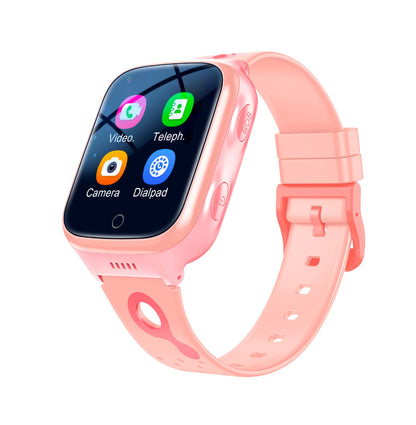 Children's 4G GPS Smart Phone Watch with Video Call (K9H, Pink).