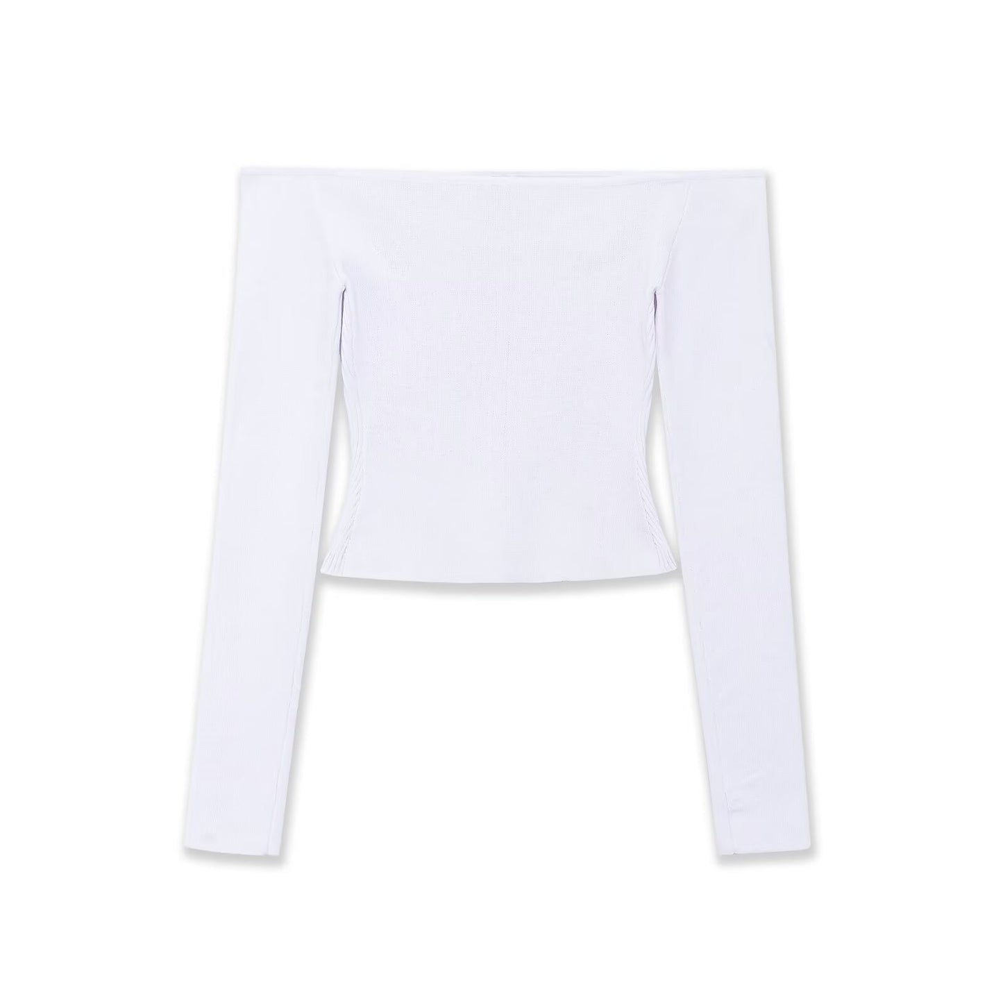 Trendy Hollow Out Knitted Bolero Shrug - Spicy Girl Style Adjustable Long Sleeve Crop Top