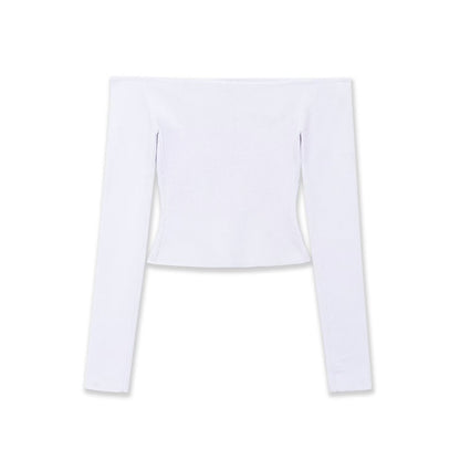 Trendy Hollow Out Knitted Bolero Shrug - Spicy Girl Style Adjustable Long Sleeve Crop Top