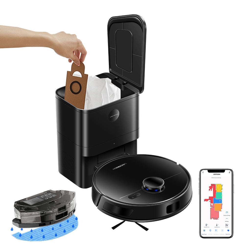 3-in-1 Robot Vacuum Cleaner – Automatic Sweeping, Mopping & Washing with Scheduled Timer