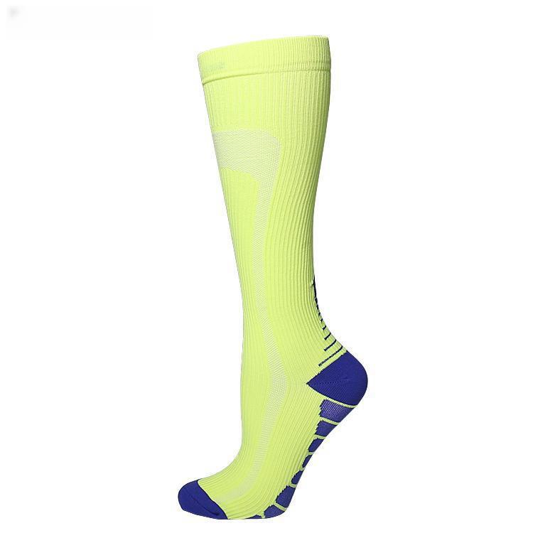 Professional Women's Long Compression Socks - High Elastic Sports Pressure Socks