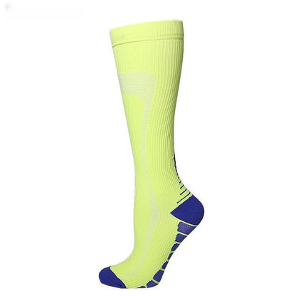 Professional Women's Long Compression Socks - High Elastic Sports Pressure Socks