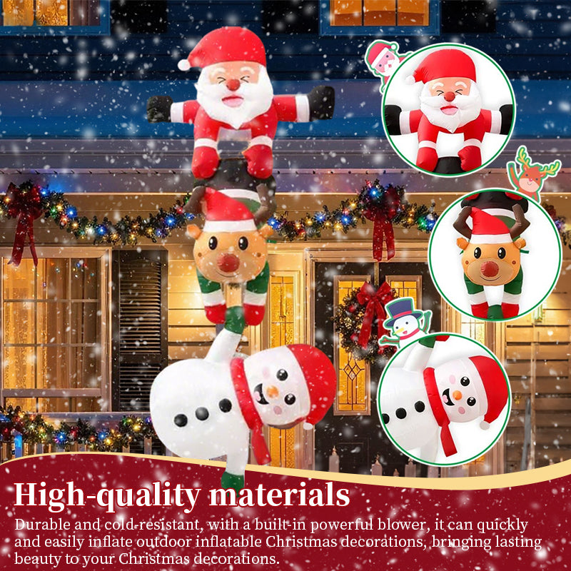 Giant 8ft Christmas Inflatable for Roof & Outdoor Holiday Display