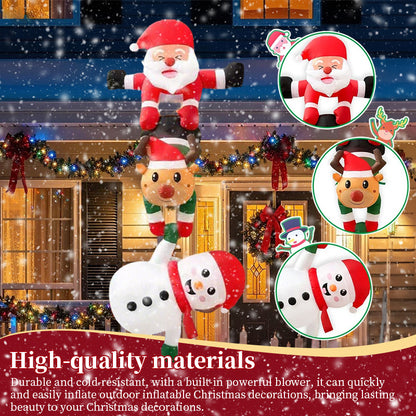 Giant 8ft Christmas Inflatable for Roof & Outdoor Holiday Display