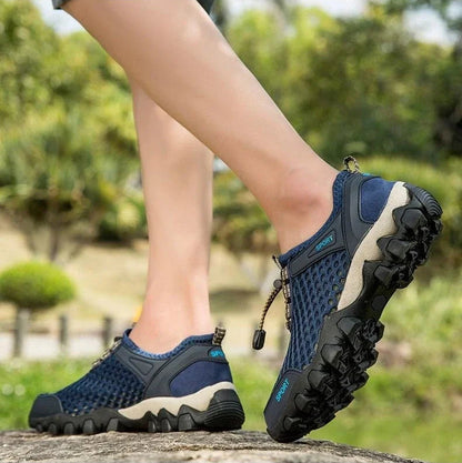 Summer Men's Mesh Sports Shoes - Breathable Outdoor Hiking & Running Sneakers