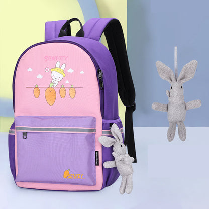 New Cartoon Anime Dinosaur & Duck Backpack for Primary/Secondary School Students (Boys & Girls)