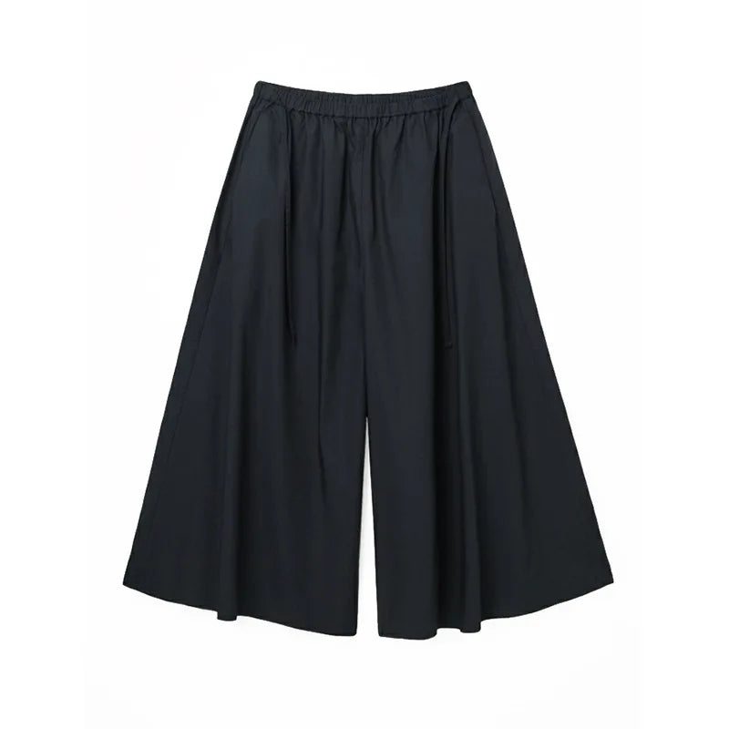 Women's 100% Cotton Wide Leg Pants - Breathable Loose Fit Summer Trousers