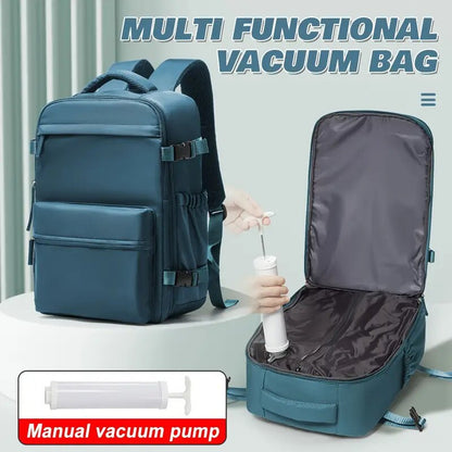 Expandable Vacuum Compression Travel Backpack - Ryanair Approved Cabin Bag