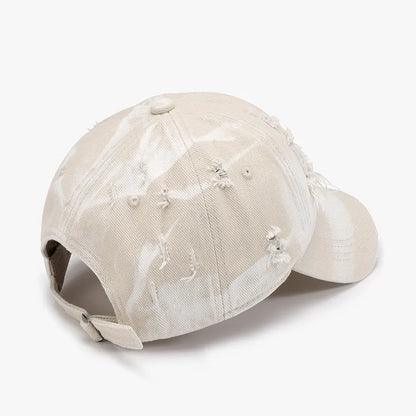 Distressed Vintage Cotton Baseball Cap | Adjustable Dad Hat for Men & Women
