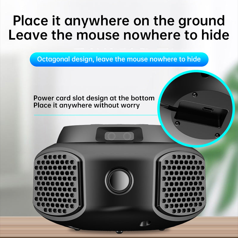 4-in-1 Ultrasonic Electronic Pest Repeller for Rodents, Mosquitoes, and