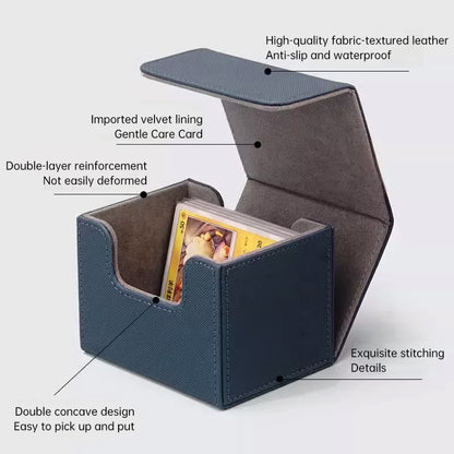Magnetic Trading Card Storage Box | 100+ Sleeved Card Capacity Case