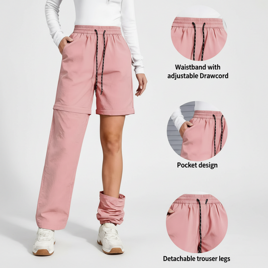 Women's Convertible Hiking Pants | Quick-Dry Waterproof Cargo Trousers