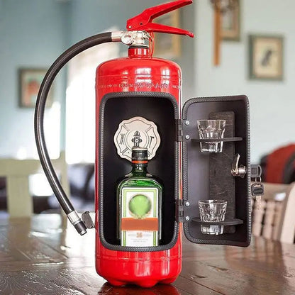Creative Fire Extinguisher Mini Bar & Wine Cabinet