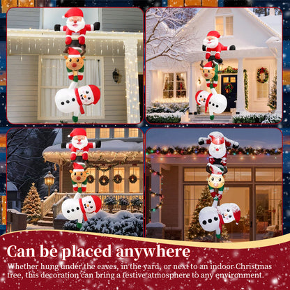 Giant 8ft Christmas Inflatable for Roof & Outdoor Holiday Display