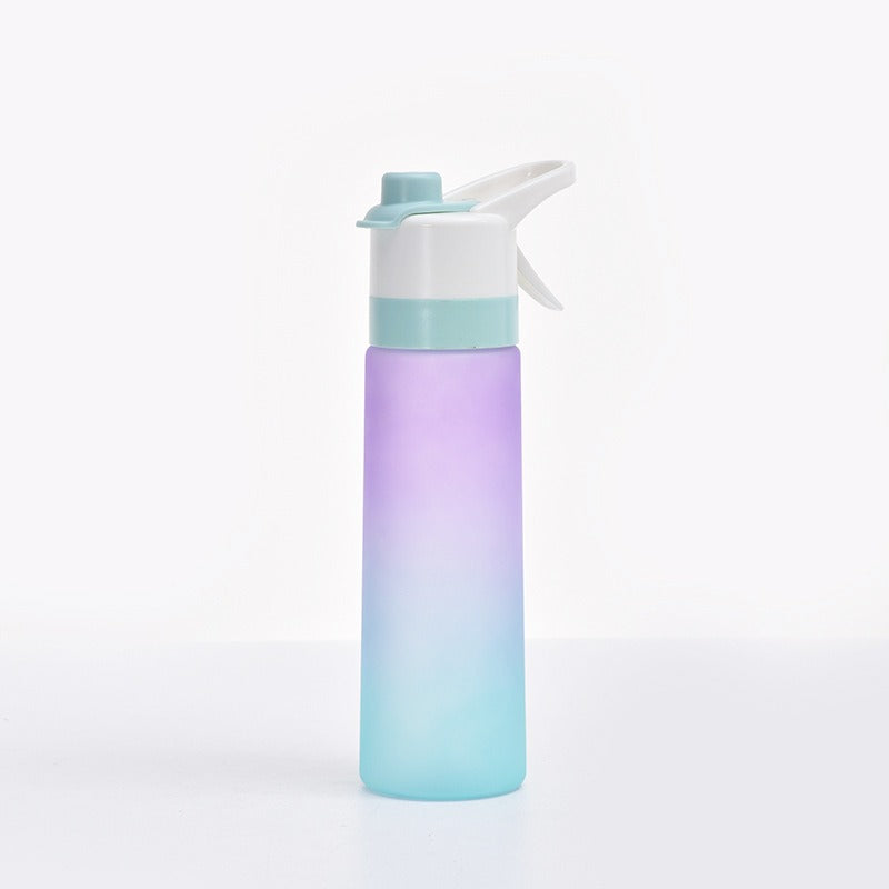 700ml Frosted Spray Water Bottle - Outdoor Sports Cooling Kettle