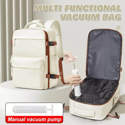 Expandable Vacuum Compression Travel Backpack - Ryanair Approved Cabin Bag