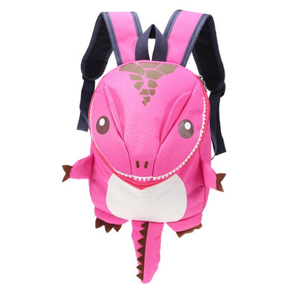 3D Dinosaur Backpack for Kids - Waterproof Kindergarten & Small School Bag