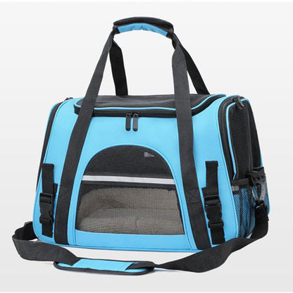 Premium Expandable Pet Carrier - Lightweight Mesh Travel Bag for Cats, Puppies & Small Pets