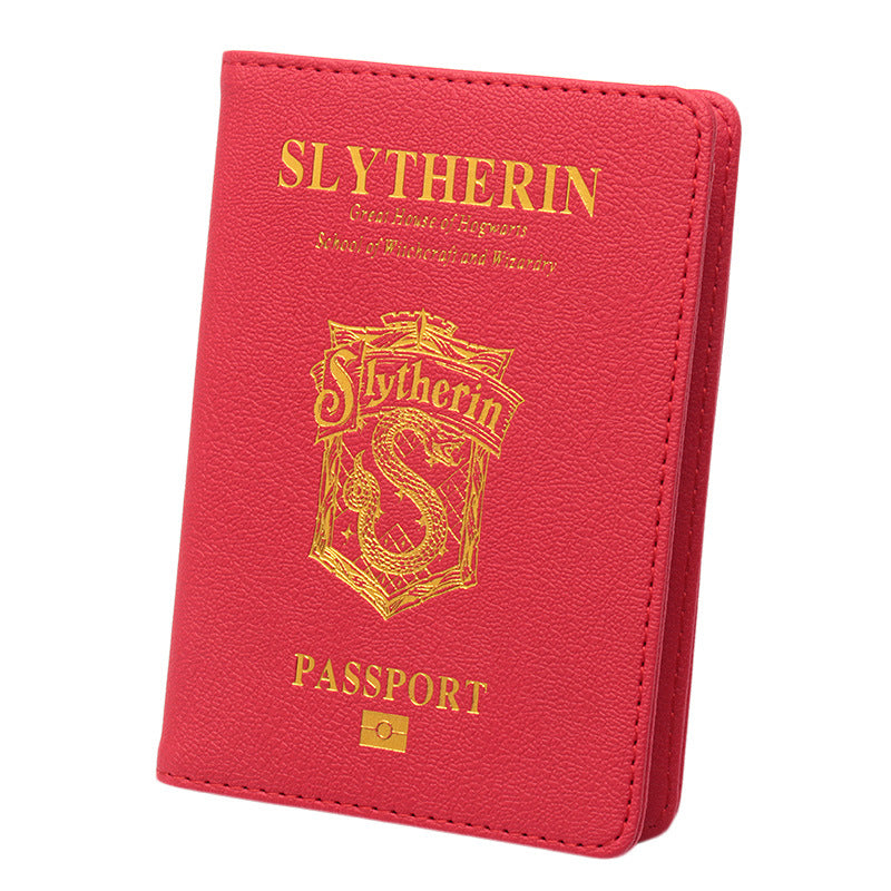 Marvel/DC Hero Inspired Passport Holder & Ticket Wallet (Red) - Travel Document Organizer