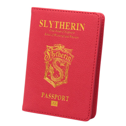 Marvel/DC Hero Inspired Passport Holder & Ticket Wallet (Red) - Travel Document Organizer