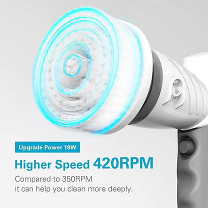5-in-1 Handheld Electric Cleaning Brush – Multipurpose Power Scrubber for