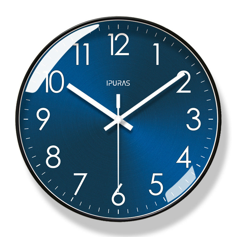 Modern Silent Wall Clock – Elegant Golden Ginkgo Leaf Design for Luxury Home Decor