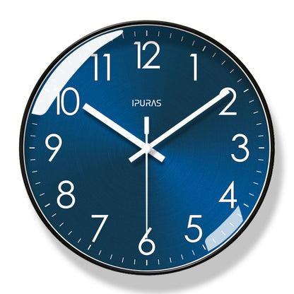 Modern Silent Wall Clock – Elegant Golden Ginkgo Leaf Design for Luxury Home Decor