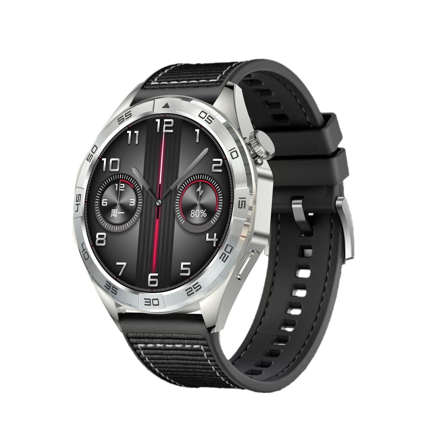 Luxury Business Smart Watch with Bluetooth Calling - Round Screen Health Monitoring Watch