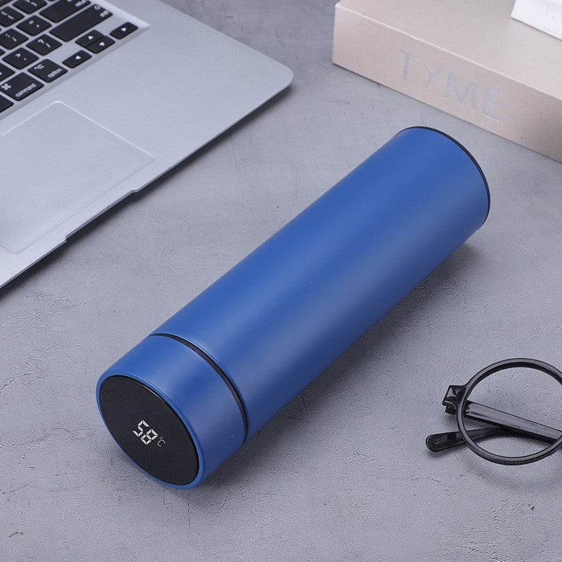 Smart LED Temperature Display Thermos - 500ml Insulated Stainless Steel Water Bottle