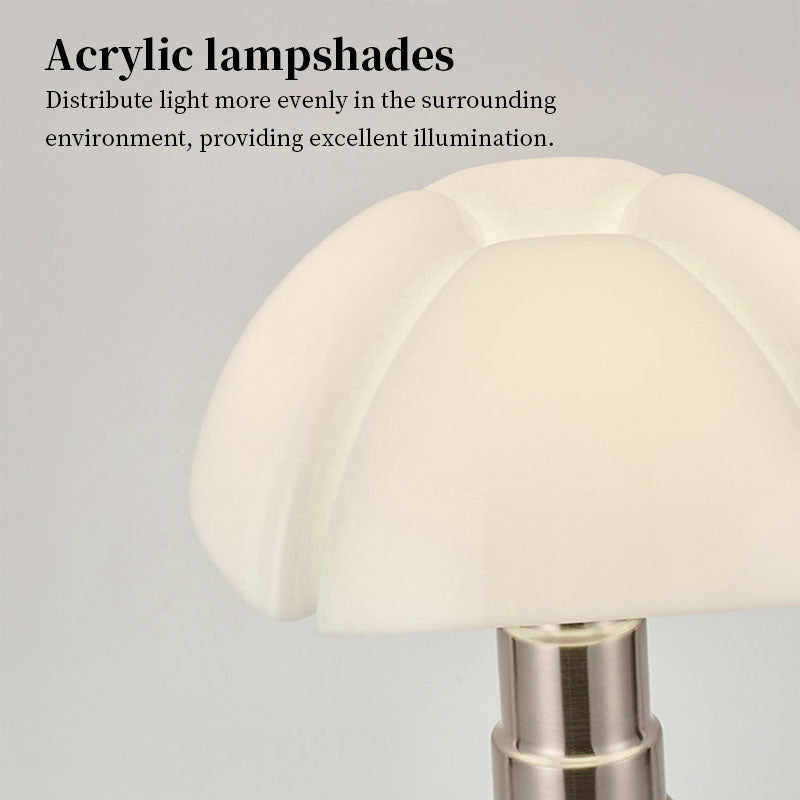 Nordic Floral Nightstand Lamp for Living Room - Bauhaus Bat Lamp Style