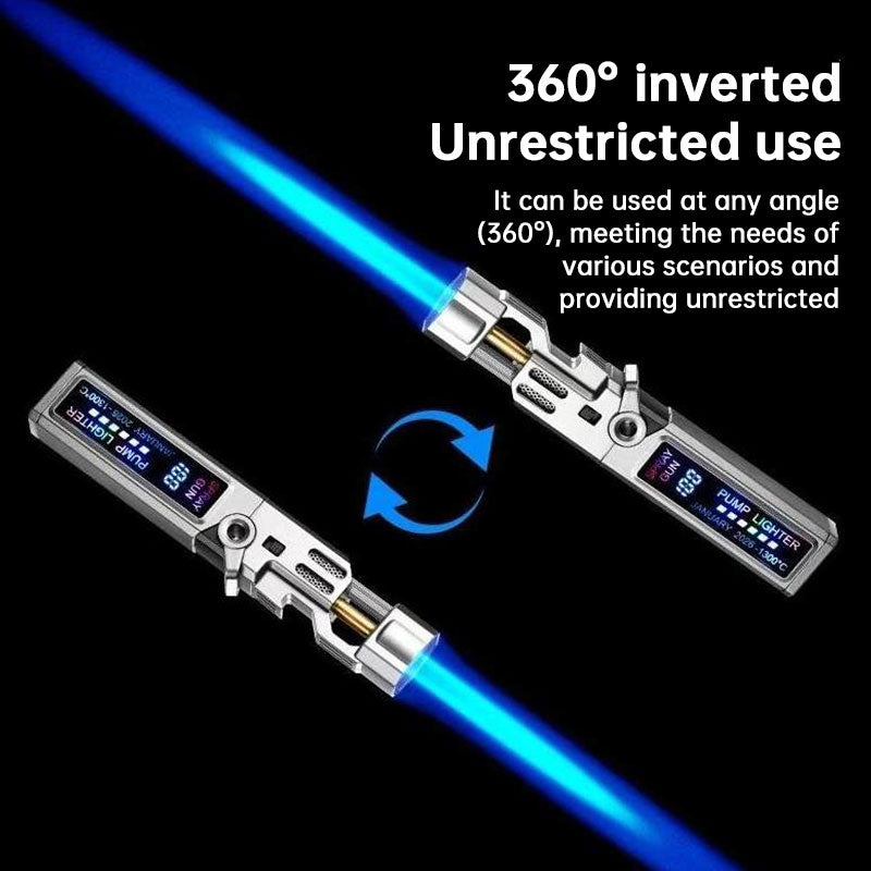 Windproof High-Temperature Outdoor Torch Lighter | Metal Body Jet Flame