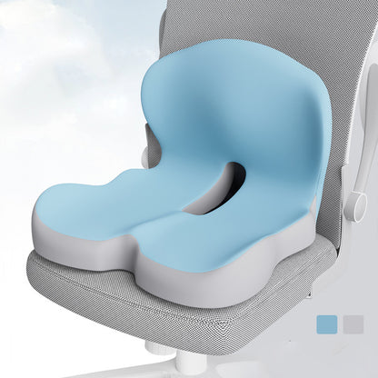 Memory Foam Integrated Seat Cushion - Ergonomic Chair Backrest & Lumbar Support Pad