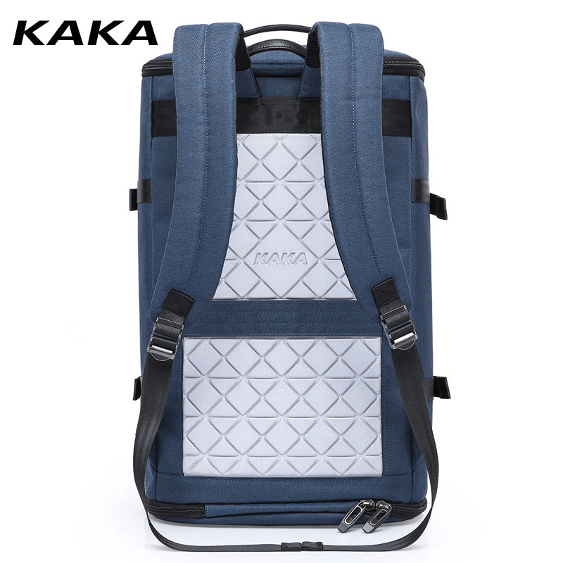 KAKA Men's Large Capacity Multi-Function Computer Backpack - Durable Travel Shoulder Bag
