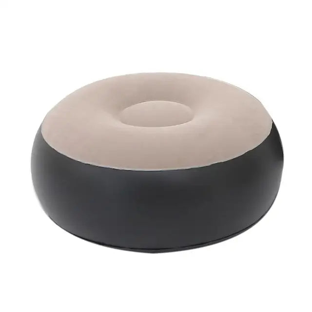Inflatable Lazy Sofa Chair with Leg Rest | Comfortable Air Mattress Beanbag for Home & Outdoor Use