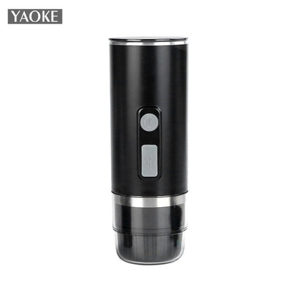 Portable Electric Espresso Maker - Fully Automatic Handheld Coffee Machine for Capsules & Ground Powder