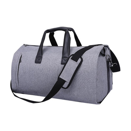 Convertible Travel Garment Duffel Bag - Large Capacity Suit Storage Tote with Shoe Compartment