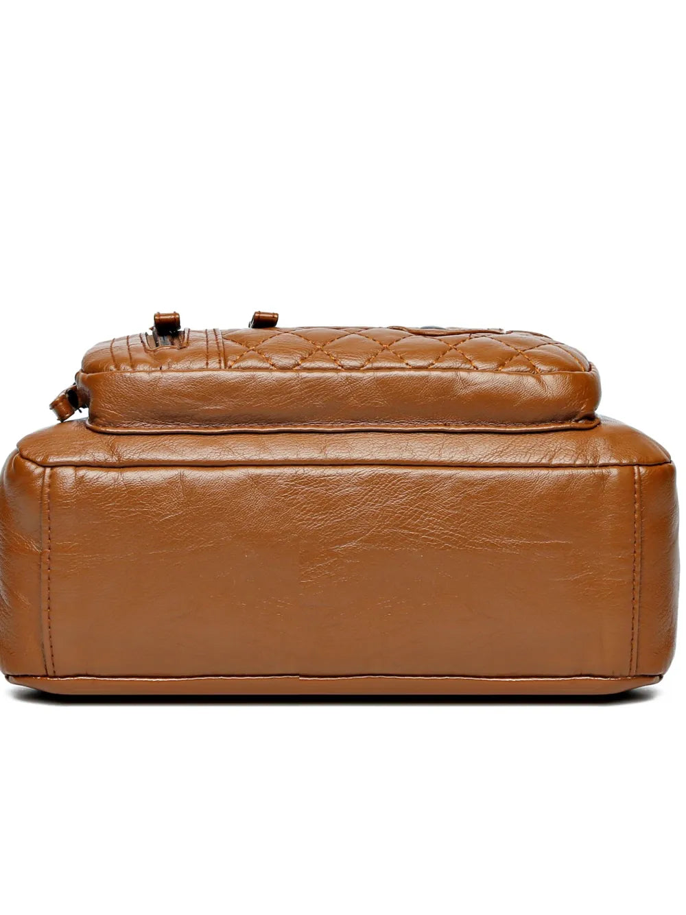 Vintage Style PU Leather Multi-Pocket Crossbody Shoulder Bag