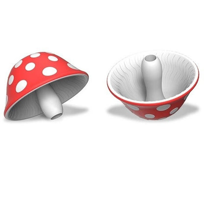 Big Magic Mushroom Silicone Funnel - Creative Kitchen Mini Funnel
