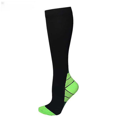 Professional Women's Long Compression Socks - High Elastic Sports Pressure Socks