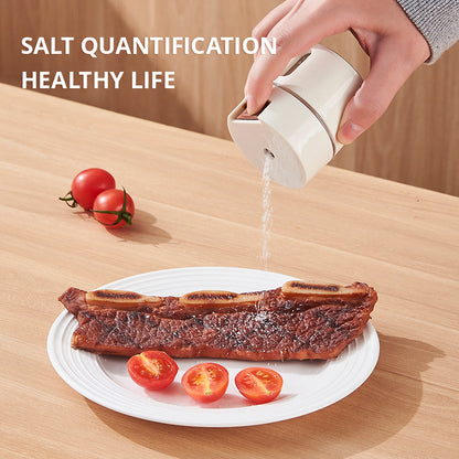 Wall Mounted Magnetic Seasoning Box Set - Quantitative Spice Jars with Magnetic Strip for Space-Saving Kitchen Storage