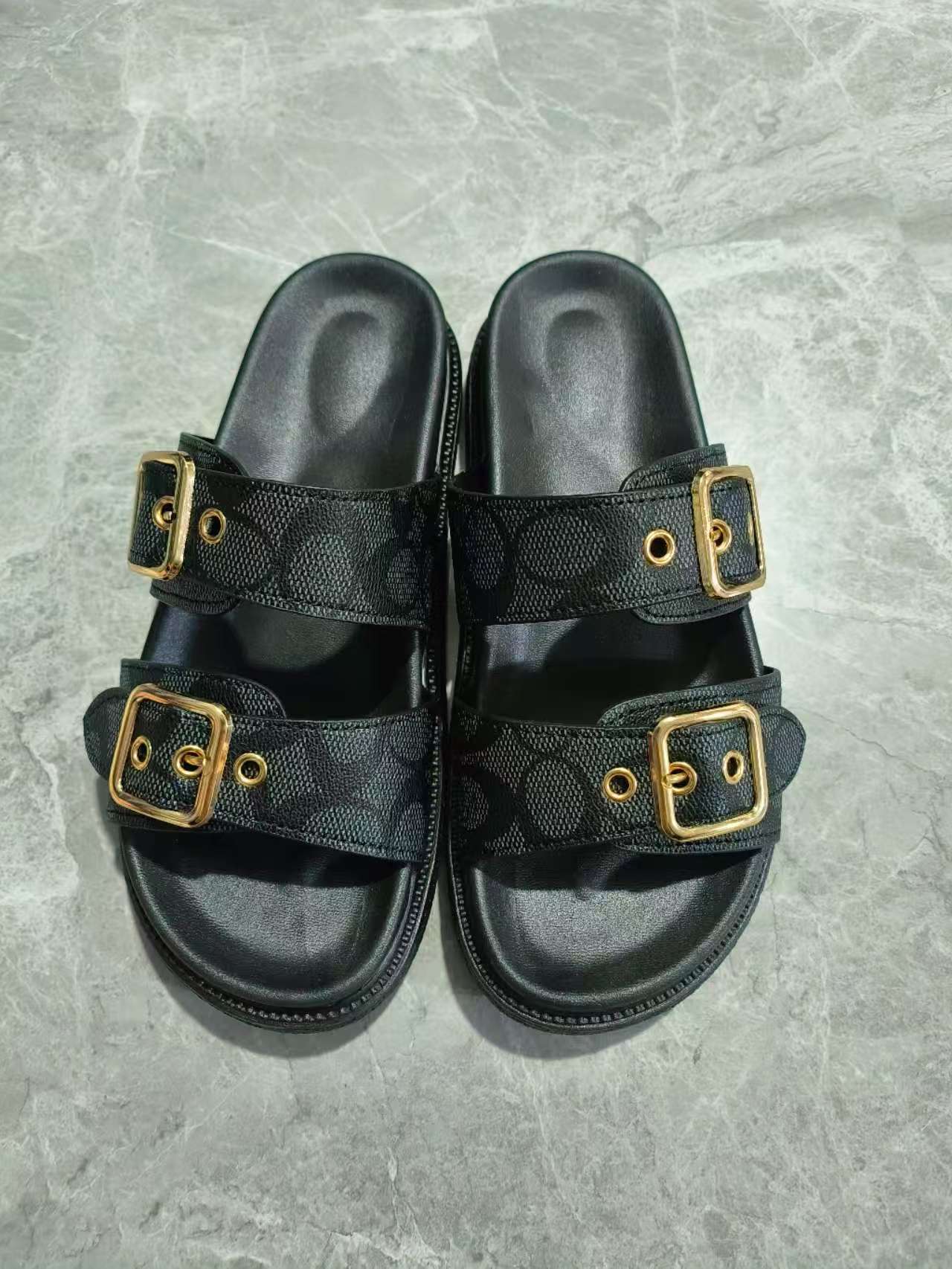 Stylish Open Toe Double Strap Summer Sandals