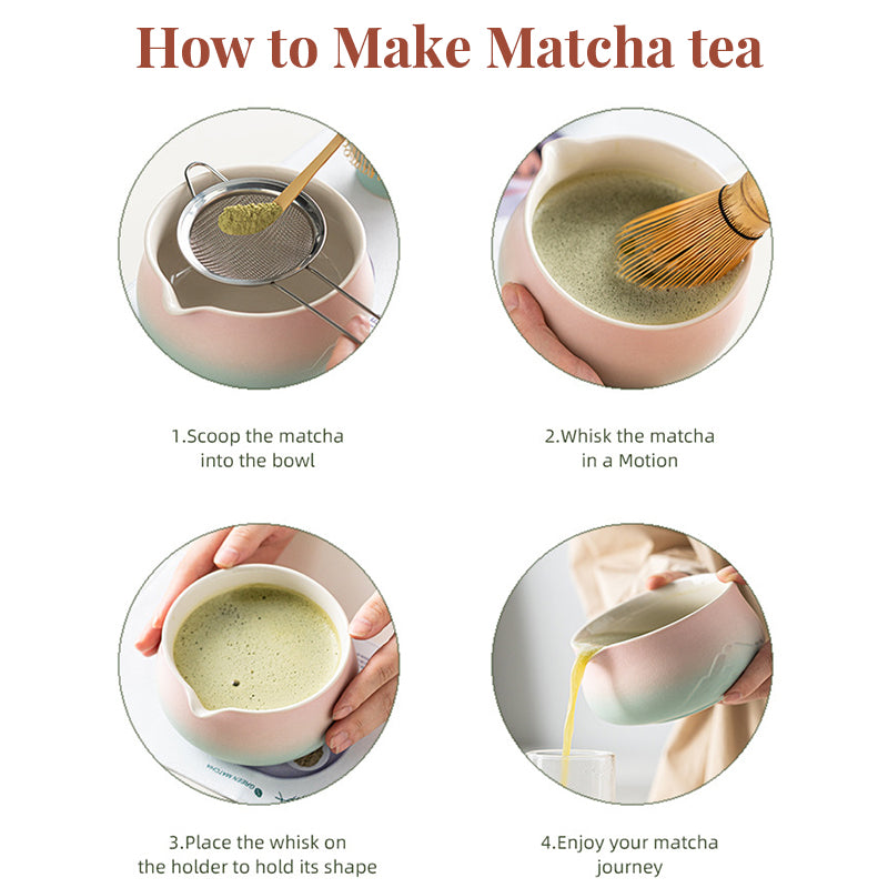 Premium Matcha Starter Kit for Tea Lovers - Complete 8-Piece Japanese Tea Ceremony Set in Gift Box