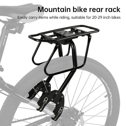 Universal Aluminum Alloy Rear Bike Rack | Heavy Duty Cargo Carrier
