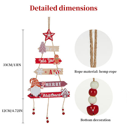 DIY Foldable Gnome Christmas Hanging Ornament - Festive Wall Decor