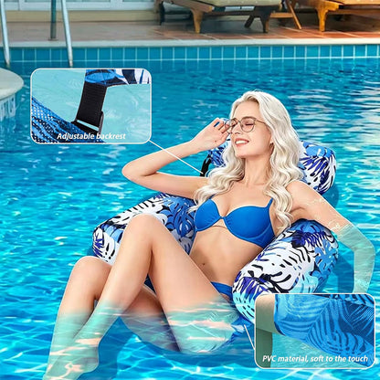 4-in-1 Floating Water Lounge Chair & Recliner for Adults