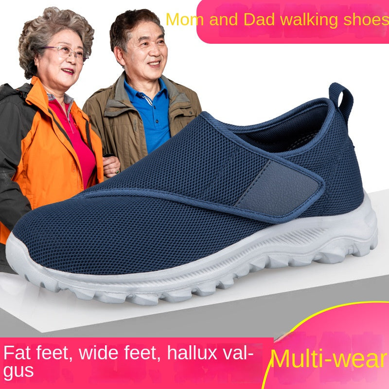 Non-Slip Senior Walking Shoes – Comfortable Wide-Fit Orthopedic Sneakers for Swollen Feet & Hallux Valgus Relief
