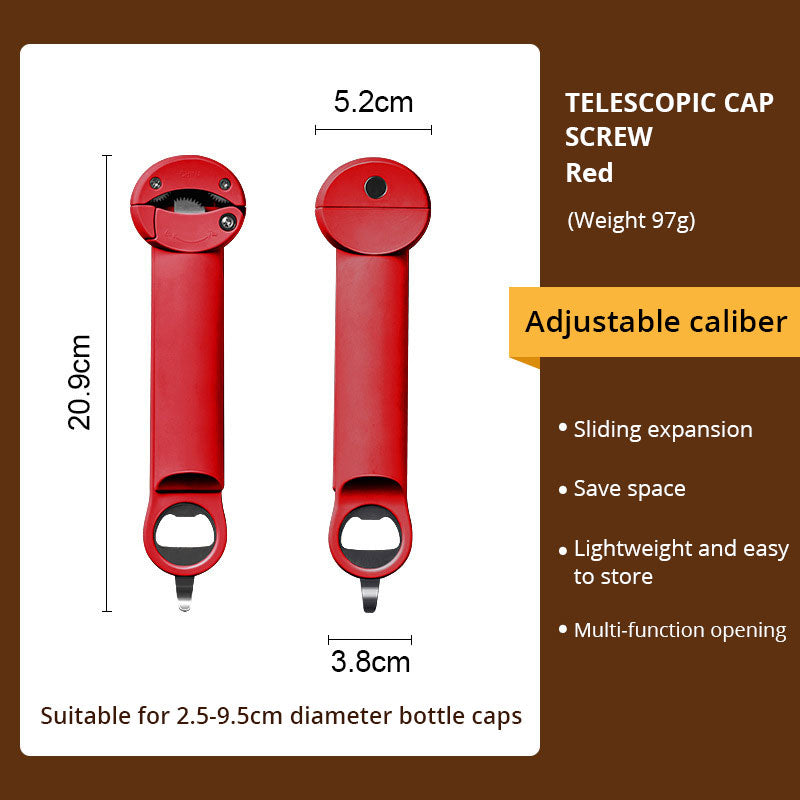 Stainless Steel Labor-Saving Jar & Bottle Opener